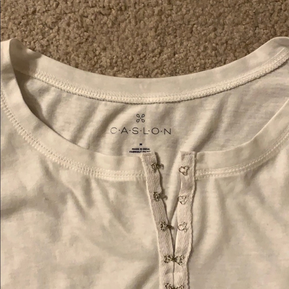 white soft brand new sleeveless tunic